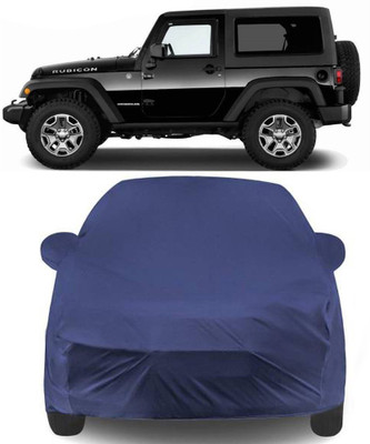 APNEK Car Cover For Mahindra Thar (With Mirror Pockets)(Blue)