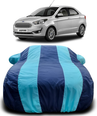 ProRox Car Cover For Ford Aspire (With Mirror Pockets)(Blue, Blue)