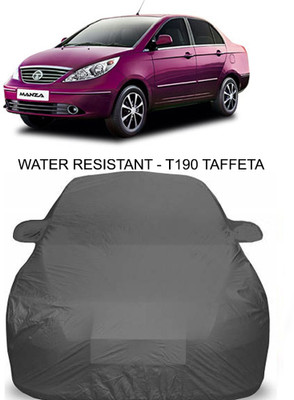 NUMBOR ONE Car Cover For Tata Manza (With Mirror Pockets)(Grey)