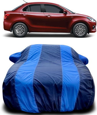APNEK Car Cover For Maruti Suzuki Dzire (With Mirror Pockets)(Blue, Blue)