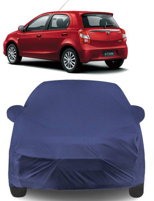 Elegance Car Cover For Toyota Etios Liva (With Mirror Pockets)(Blue)