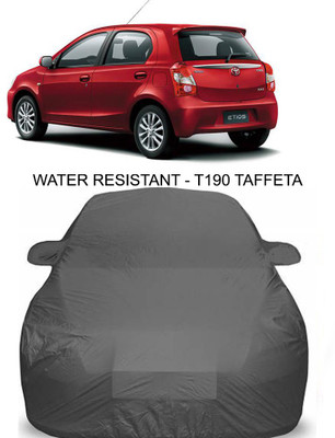 APNEK Car Cover For Toyota Etios Liva (With Mirror Pockets)(Grey)