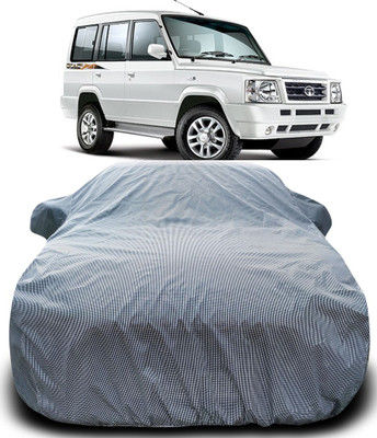 APNEK Car Cover For Tata Sumo (With Mirror Pockets)(Black, White)