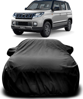 Gavya Car Cover For Mahindra TUV300 (With Mirror Pockets)(Black)