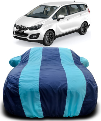 APNEK Car Cover For Mahindra Marazzo (With Mirror Pockets)(Blue, Blue)