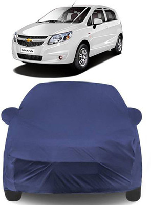 APNEK Car Cover For Chevrolet UVA (With Mirror Pockets)(Blue)