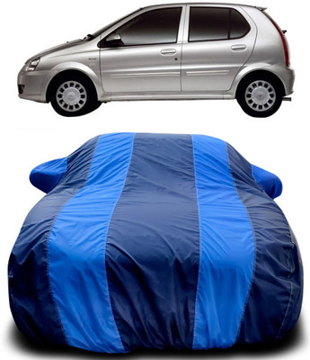 Gavya Car Cover For Tata Indica V2 (With Mirror Pockets)(Blue)