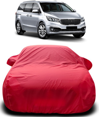 MoTRoX Car Cover For Kia Carnival (With Mirror Pockets)(Red)