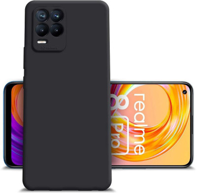 S-Hardline Back Cover for Realme 8 Pro(Black, Pack of: 1)