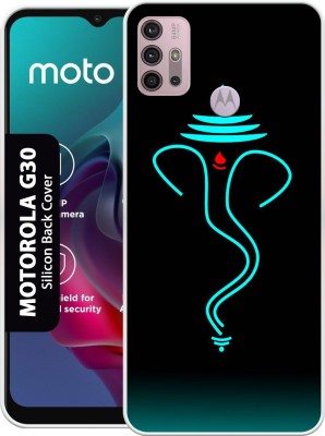 Nassion Back Cover for Motorola Moto G30(Black, Green, Grip Case, Silicon, Pack of: 1)