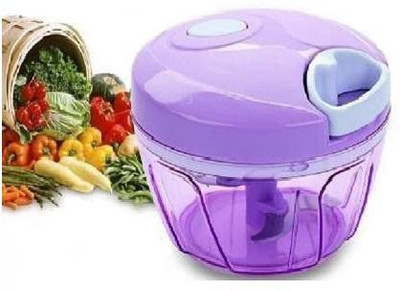 Velish New Handy Quick Cutter chopper chops Vegetable Fruit Nut Onion Chopper Hand Meat Grinder Mixer Food Processor Chopper Vegetable Cutter Slicer Shredder Salad Maker Vegetable & Fruit Chopper (1 unit) Vegetable & Fruit Chopper(1)