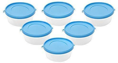 Cutting EDGE Plastic Grocery Container  - 500 ml(Pack of 6, Blue)