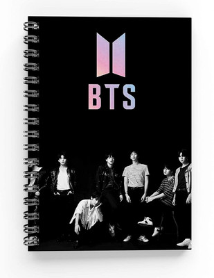 craft maniacs BT21 A5 Diary RULED 160 Pages(Black)