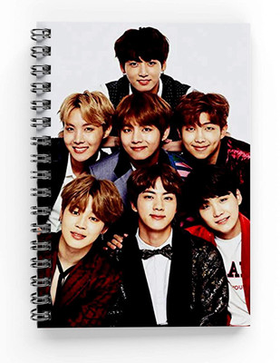 craft maniacs BT21 A5 Diary RULED 160 Pages(White)