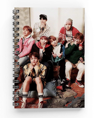 craft maniacs BT21 A5 Diary RULED 160 Pages(Brown)