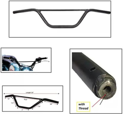 Sms traders RX Handle Handle Bar(Black)
