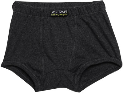 V Star Brief For Boys(Grey Pack of 1)
