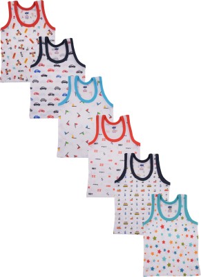 simply Vest For Baby Boys & Baby Girls Pure Cotton(Multicolor, Pack of 6)