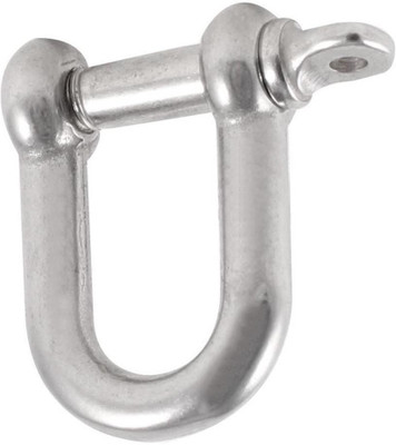 SAIFPRO Dee Shackles (Galvanized 18 mm 4 pc ) U Lock(Silver)