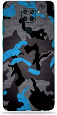 OggyBaba redmi note 9, redmi note9 Mobile Skin(Military Blue Camouflage With Matte Finish)