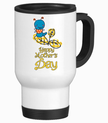 58% OFF on TIED RIBBONS White Background Happy Mother's Day Aluminium Coffee Mug(600 ml)