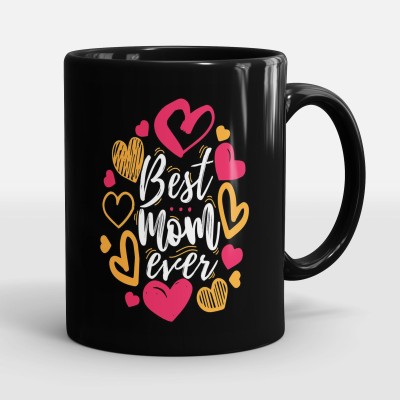 Sublikraft Best Mom Ever Printed Ceramic Coffee Mug(330 ml)