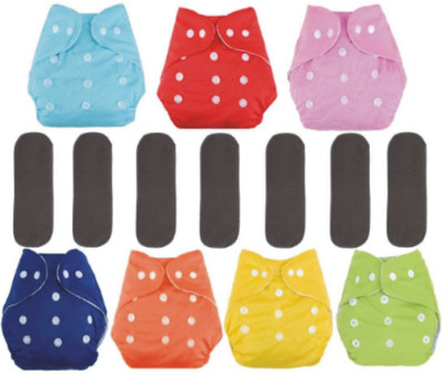 meet novelty best quality reusable & washable/bed protector/ baby FREE ADJUSTABLE SIZE cloth diapers with 5 layer absorbing insert