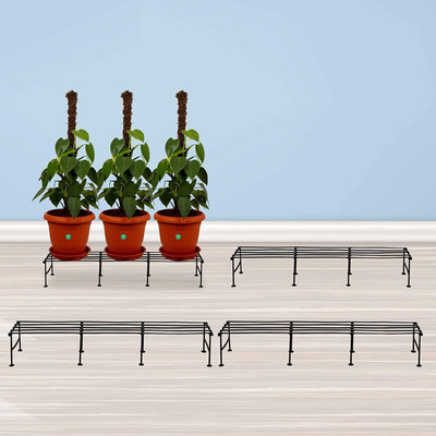 Fusion Works Plant Container Set(Pack of 4, Metal)