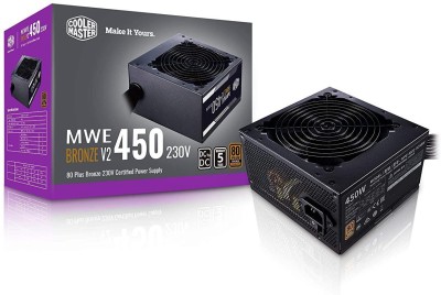 COOLER MASTER MWE 450 Bronze 450 Watts PSU(Black)