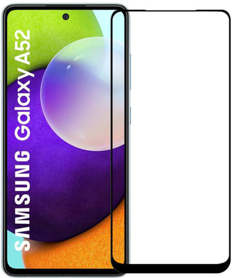 Karpine Edge To Edge Tempered Glass for Samsung Galaxy A52(Pack of 1)