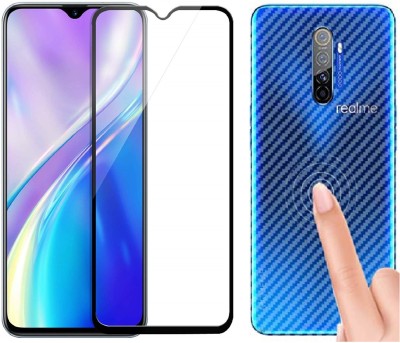 NEMIZI Front and Back Tempered Glass for Oppo Realme X2 Pro(Pack of 2)