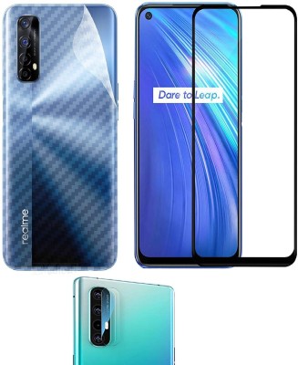 Bai and kaka Front and Back Tempered Glass for Realme 7(Pack of 3)