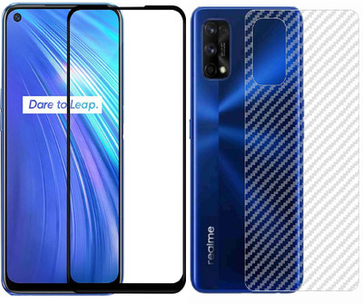 NEMIZI Front and Back Tempered Glass for Realme 7 pro(Pack of 2)