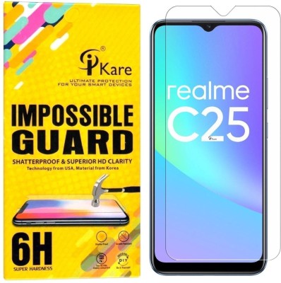 iKare Impossible Screen Guard for Realme C25(Pack of 1)