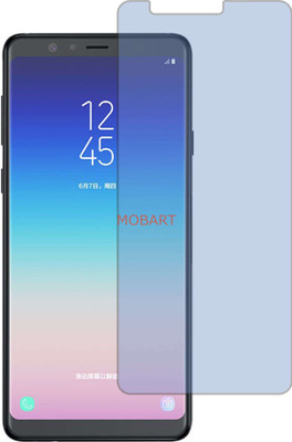 MOBART Tempered Glass Guard for SAMSUNG A8 STAR (Impossible AntiBlue Light)(Pack of 1)