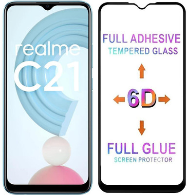 Micvir Tempered Glass Guard for Realme C21(Pack of 1)