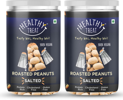 Healthy Treat Roasted Peanuts - Salted Combo 400gm (Pack of 2 200 gm Each)(2 x 200 g)