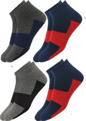 RAJAVI Men & Women Self Design Ankle Length(Pack of 4)