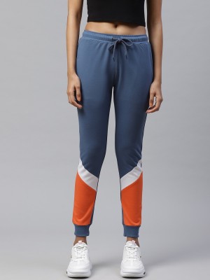 M7 By Metronaut Colorblock Women Blue Track Pants