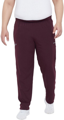 bigbanana Solid Men Maroon Track Pants
