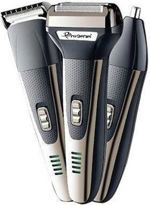 Gmeey Multi Purpose 3 in 1 Gm 598 Nose, Ear and Hair Shaver Cutting Trimmer Trimmer 60 min  Runtime 4 Length Settings(Multicolor)