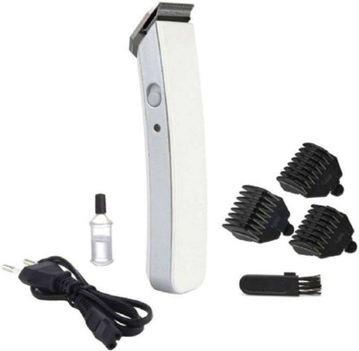 RBBAZAR Professional Cordless Trimmer NS 216 Trimmer 30 min  Runtime 4 Length Settings(White)