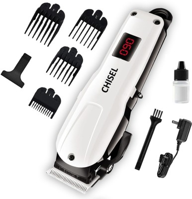 Chisel 1100 Rechargeable Hair clipper Runtime: 120 min Trimmer for Men(White)
