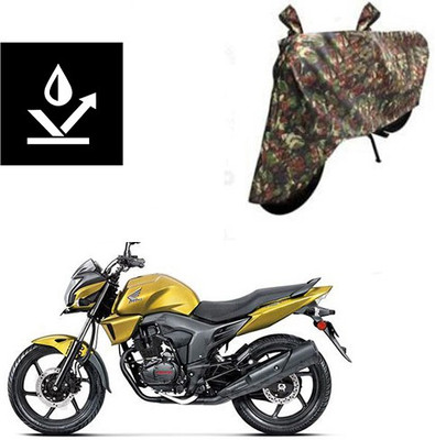 Feel heaven Two Wheeler Cover for Honda(CB Trigger, Multicolor)