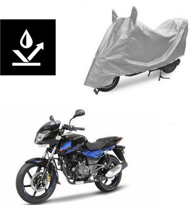 saanvi Two Wheeler Cover for Bajaj(Pulsar 150 DTS-i, Silver)