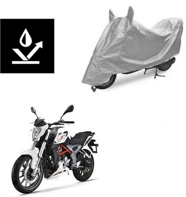 Atulit enterprises Two Wheeler Cover for DSK Benelli(TNT 25, Silver)