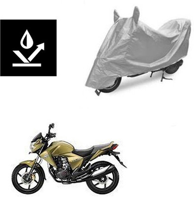 Atulit enterprises Two Wheeler Cover for Honda(Dazzler, Silver)