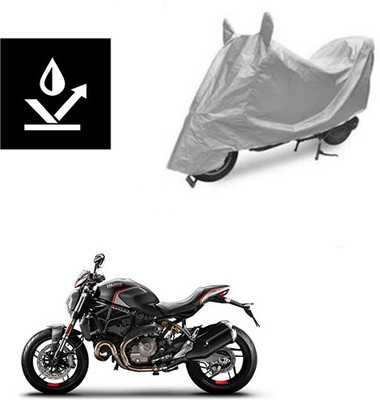Atulit enterprises Two Wheeler Cover for Ducati(Monster 82, Silver)