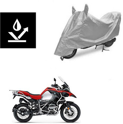 Atulit enterprises Two Wheeler Cover for BMW(R 1200 GS, Silver)