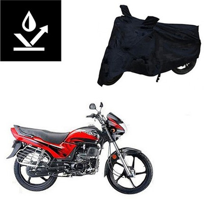 Feel heaven Two Wheeler Cover for Honda(Passion Plus, Black)